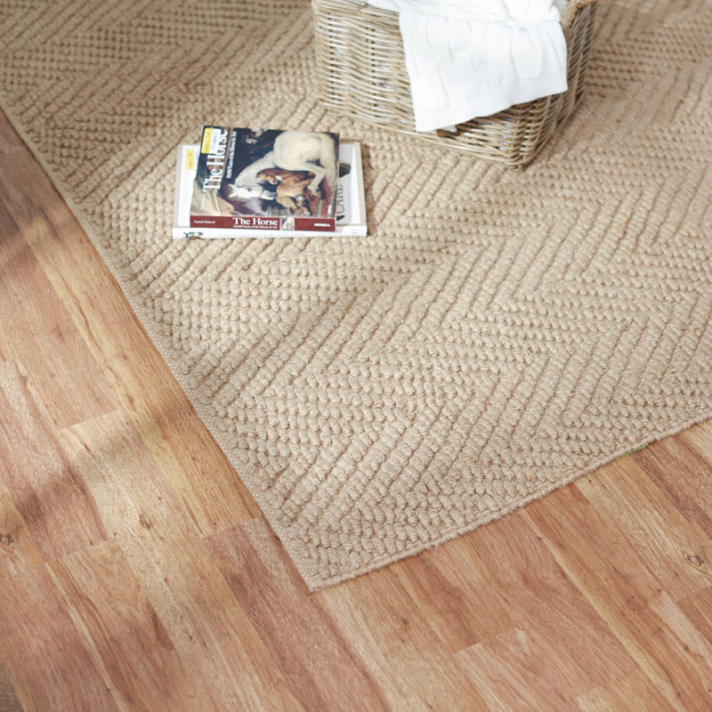 Three Posts Honesdale HandWoven Ivory/Beige Area Rug & Reviews Wayfair